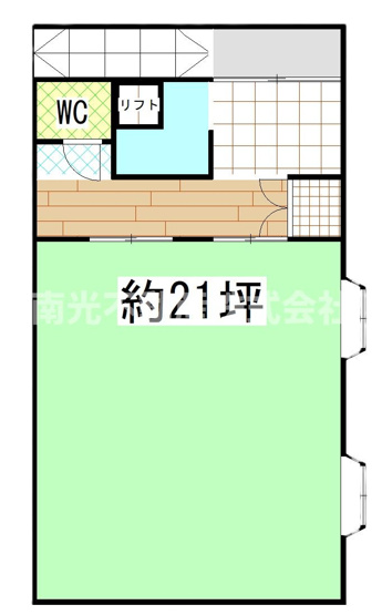 【間取り】 | 小若江３丁目店舗