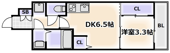 【間取り】 | ラシュレエグゼ夕陽丘