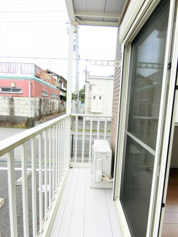 パークハイツE棟のバルコニー