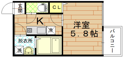GARNET RESIDENCE MIYAの間取り