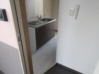 GARNET RESIDENCE MIYAの展望|玄関から～