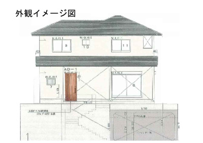 【外観パース】 | 北白川山ノ元町　長期優良住宅