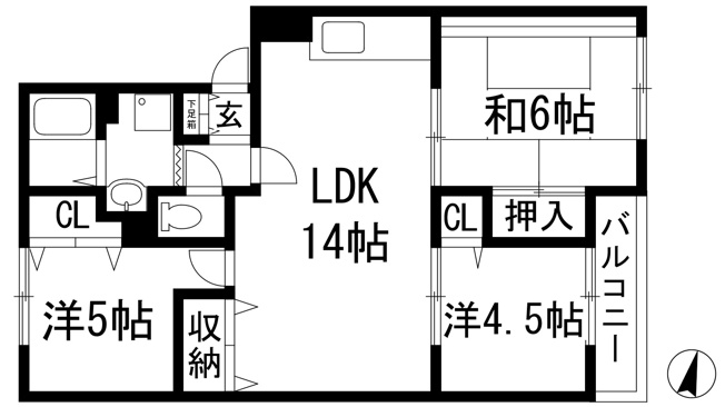 【間取り】 | メゾンフルール