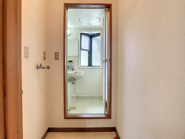 [Wi-Fi] 光と風と 青と蒼の洗面所|洗面所は浴室→廊下に独立する予定です