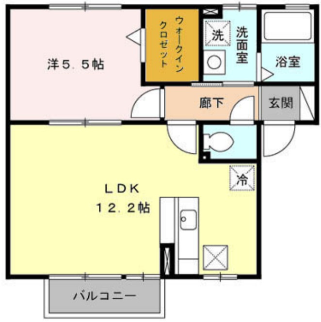 ルミエール(毛呂山)の間取り