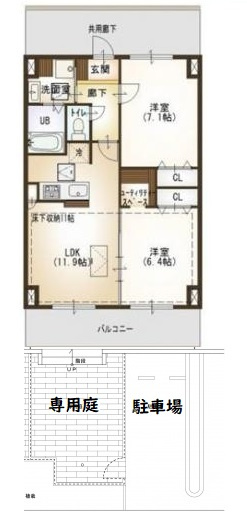 ルネス　セードルの間取り