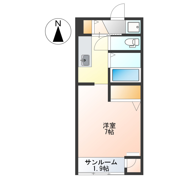 パークシティ八日町の間取り