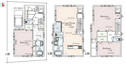 【間取り】 | 【注文住宅仕様】若松町　中古戸建て【リフォーム済】