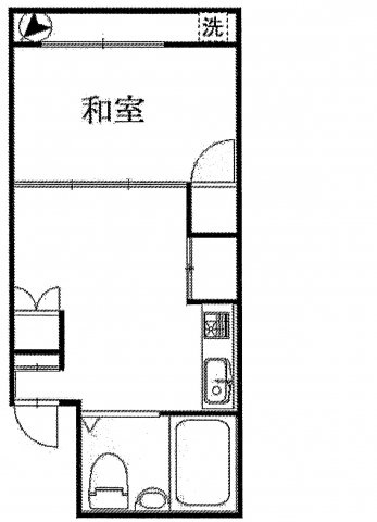 コーポ松岡の間取り