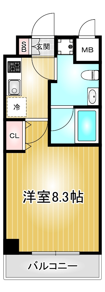 ASレジデンス上前津❘名古屋市の賃貸ならMy賃貸の間取り|ASレジデンス上前津