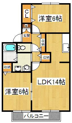 サンモールの間取り