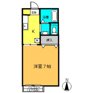 【間取り】 | コーシューハイツＢ