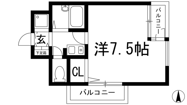 【間取り】 | プレステージ天神