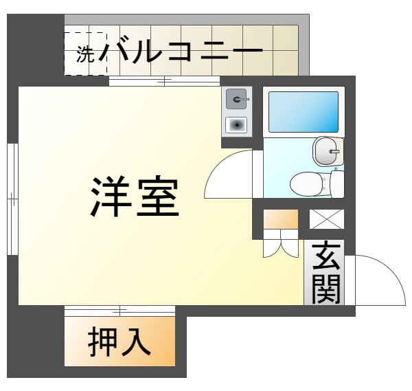 NOBSUN海岸通の間取り