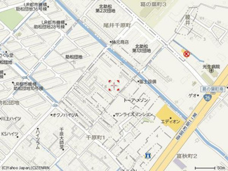 【地図】 | エミネントセジュール　Ｂ棟