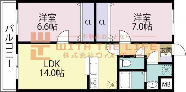 シェトワ【10,000円キャッシュバック対象物件】の間取り