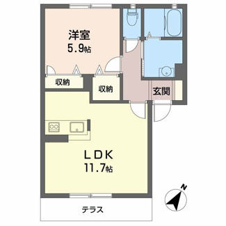 【間取り】 | グリーンルーフＫ