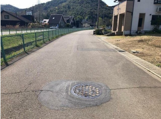 【前面道路含む現地写真】 | 岐阜市日野南　売地　南向き