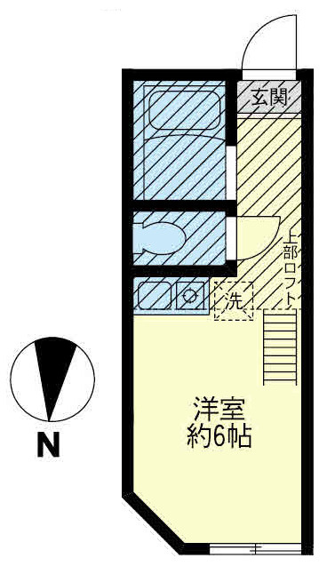 ユナイト 台町モンテビアンコの間取り