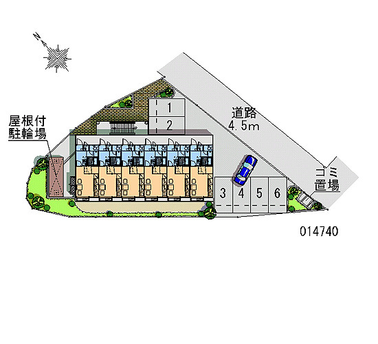 【駐車場】 | クレセント二日市