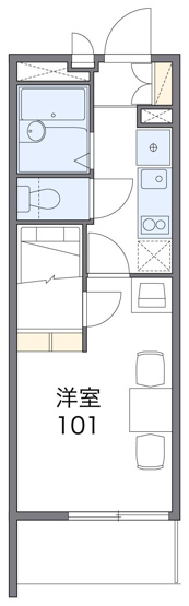 【間取り】 | レオパレスウィステリアⅠ