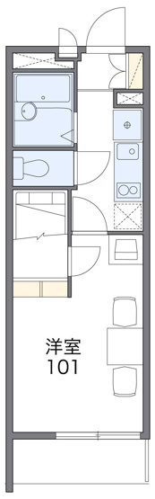 【間取り】 | レオパレス西九条