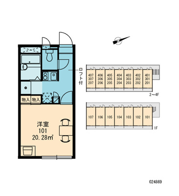 【区画図】 | レオパレスクララ九条
