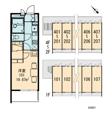 【区画図】 | レオパレスレヴェルベールⅢ