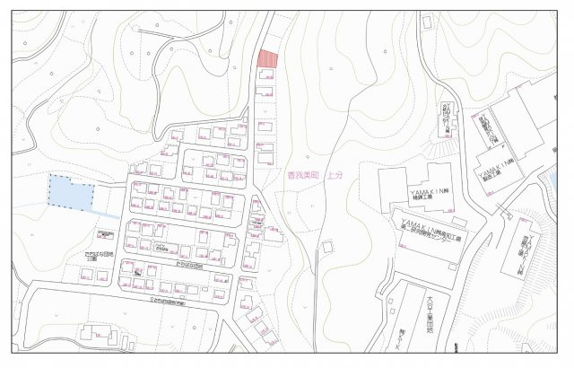 香南市香我美町上分の地図