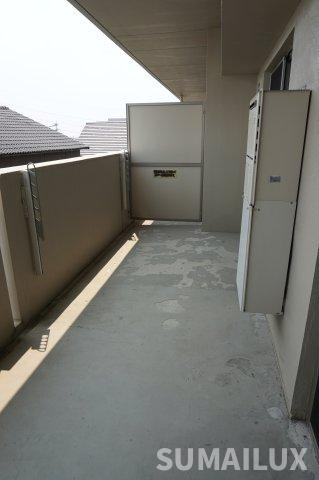 熊本市東区御領６丁目の賃貸マンションのバルコニー