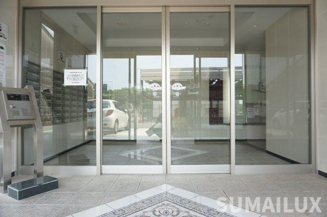 熊本市東区御領６丁目の賃貸マンションのエントランス