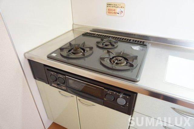 熊本市東区御領６丁目の賃貸マンションのキッチン