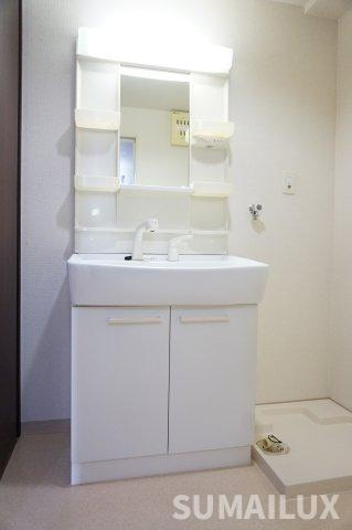 熊本市東区御領６丁目の賃貸マンションの独立洗面台