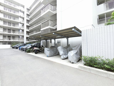 【その他共用部分】 | シティテラス川崎鈴木町ガーデンズ | バイク置場です。