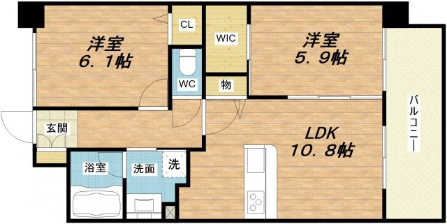 【間取り】 | ベリー海老江