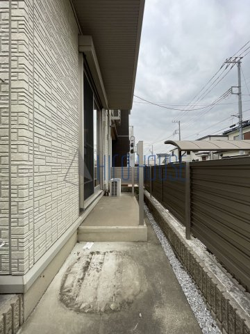 コージーハウスAのバルコニー