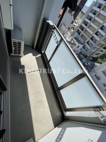 アザレア梅田のバルコニー|陽当たり良好なバルコニーです