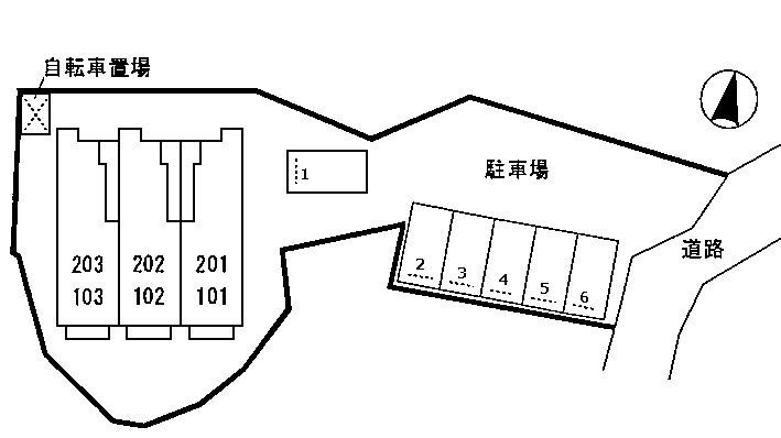 カーサ・ヴィオラの区画図