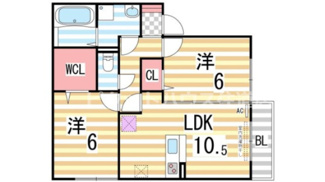 【間取り】 | エスポワールKⅣ
