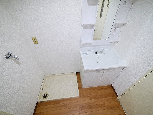 SSKビルの洗面所|脱衣スペースもあります