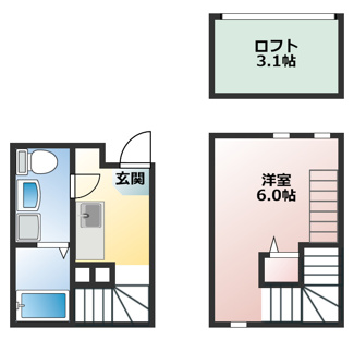 【間取り】 | オーフォレスト | 略図の為、現状優先