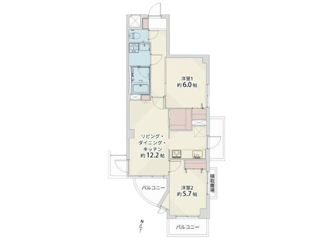 【間取り】 | プレセランス山科
