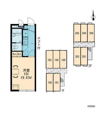 【区画図】 | レオパレスアールドヴィーヴル