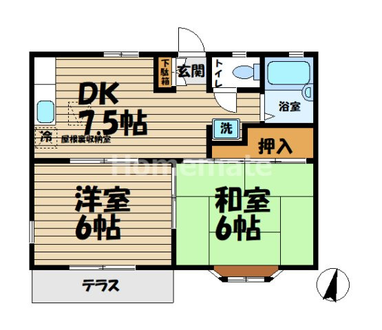 【間取り】 | コーポ小林