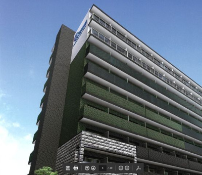 【外観パース】 | プレサンス梅田北オール