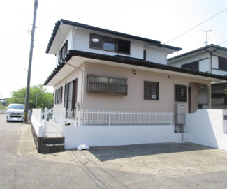 【外観】 | 岐阜市日置江２丁目　リフォーム済み中古住宅　駐車スペース２台可能