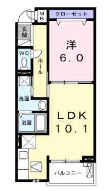 ブライト　セゾンの間取り