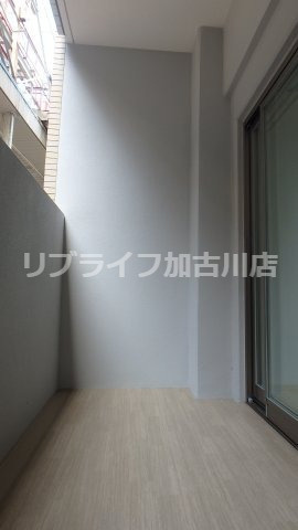 カルム加古川のバルコニー