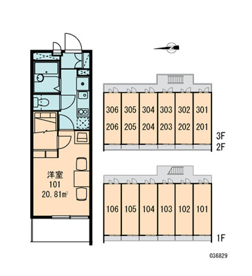 【区画図】 | レオパレスカーサ塚本
