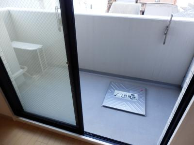 インベスト京都堀川のバルコニー